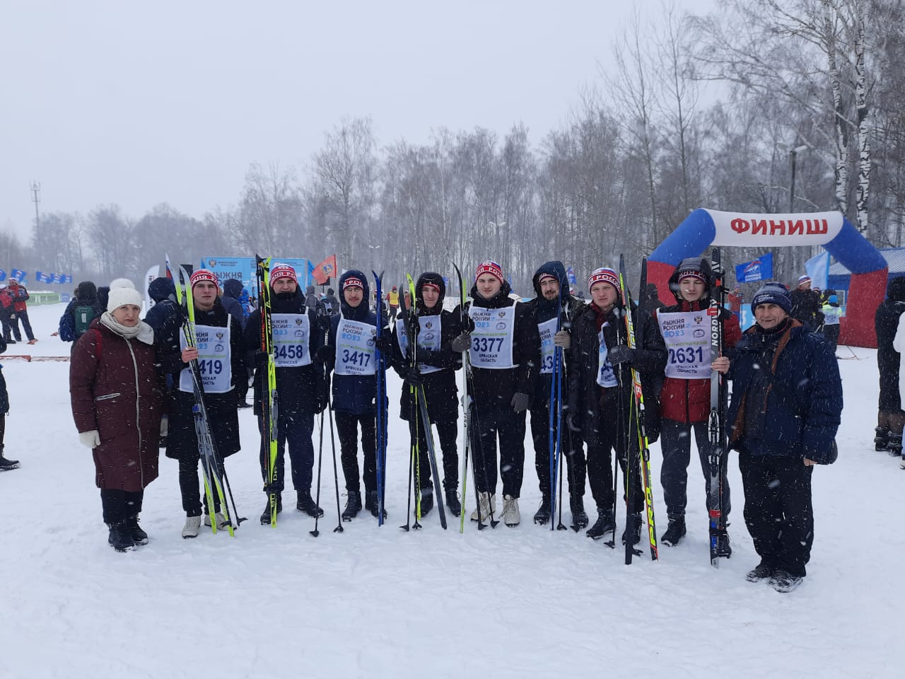 41 -я всероссийская массовая лыжная гонка "Лыжня России"