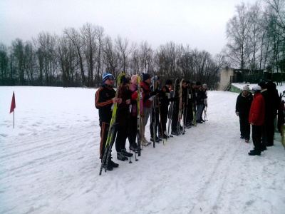 Университетские соревнования по лыжному спорту