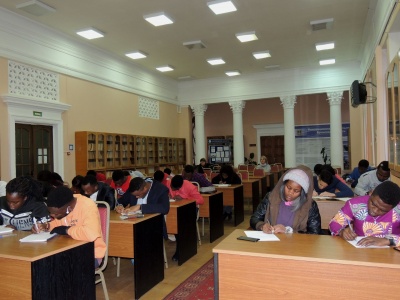 Иностранные обучающиеся  БГИТУ из стран Африки и арабских стран приняли участие в Диктанте на французском языке